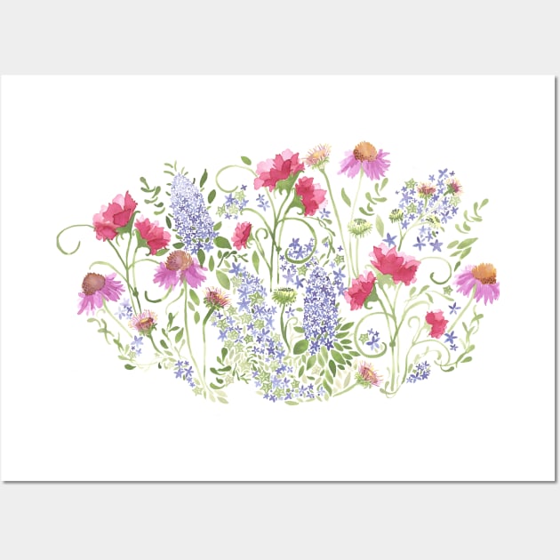 Flowering Meadow Wall Art by marlenepixley